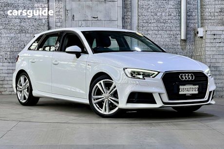 White 2019 Audi A3 Sportback 35 Tfsi Sprtbck (1.4 Tfsi Cod)