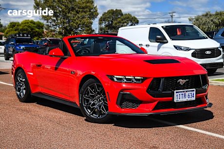 Red 2024 Ford Mustang Convertible Gt 5.0 V8