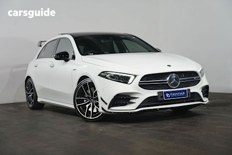 White 2021 Mercedes-Benz A35 Hatchback 4Matic
