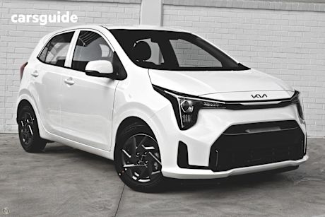 White 2025 Kia Picanto Hatchback Sport (Pe2)