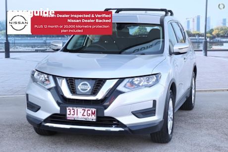 Silver 2018 Nissan X-Trail Wagon St (2Wd)