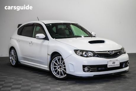 White 2008 Subaru Impreza Hatchback Wrx Sti