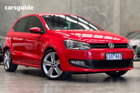 Red 2011 Volkswagen Polo Hatchback 77 Tsi Comfortline