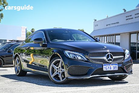 Black 2017 Mercedes-Benz C200 Coupe