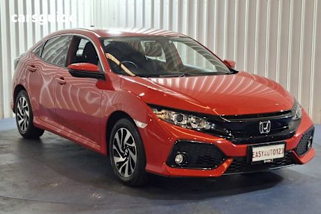 Red 2019 Honda Civic Hatchback Vti-S