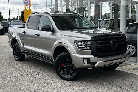 Silver 2025 GWM Cannon Alpha Dual Cab Utility Ultra Phev (4X4)