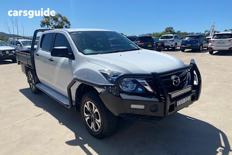 White 2020 Mazda BT-50 Dual Cab Utility Xt (4X4) (5Yr)