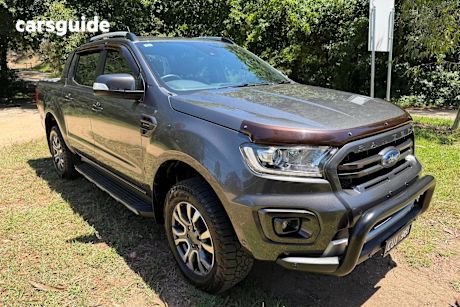 Grey 2018 Ford Ranger Double Cab Pick Up Wildtrak 2.0 (4X4)