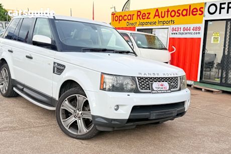 White 2011 Land Rover Range Rover Sport Wagon 3.0 Tdv6 Autobiography
