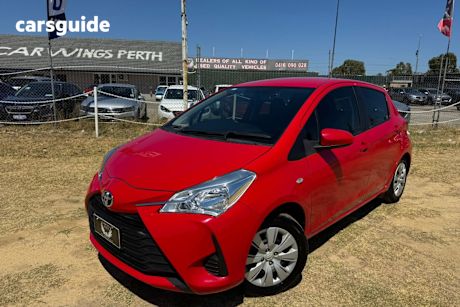Red 2017 Toyota Yaris Hatchback Ascent