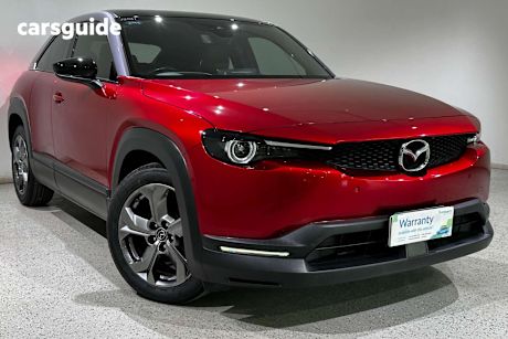 Red 2022 Mazda MX-30 Wagon G20E Astina Mhev