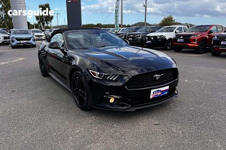 Black 2016 Ford Mustang Convertible 2.3 Gtdi