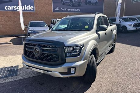 Silver 2025 GWM Cannon Alpha Dual Cab Utility Ultra Phev (4X4)