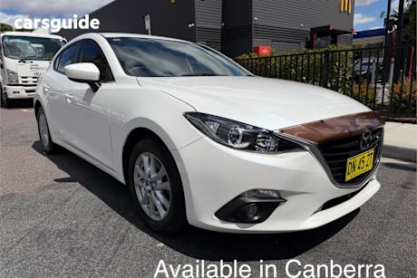White 2015 Mazda 3 Hatchback Maxx