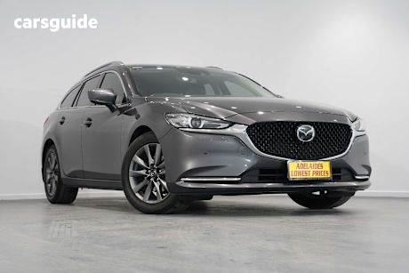 Grey 2021 Mazda 6 Wagon Touring