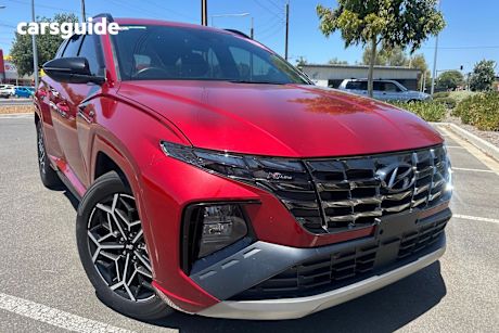 Red 2023 Hyundai Tucson Wagon Elite N Line (Awd)