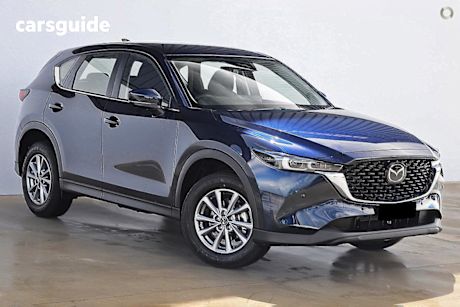 Blue 2025 Mazda CX-5 Wagon G25 Maxx Sport (Fwd)