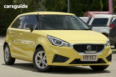 Yellow 2019 MG MG3 Hatchback Core