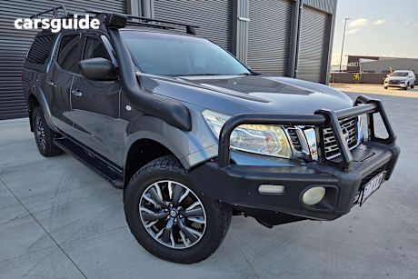 Grey 2015 Nissan Navara Dual Cab Utility St (4X4)