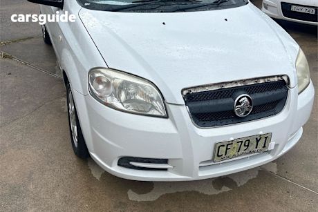 White 2010 Holden Barina Sedan