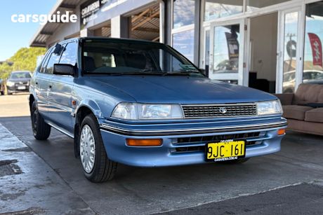 Blue 1993 Toyota Corolla Hatch CSI