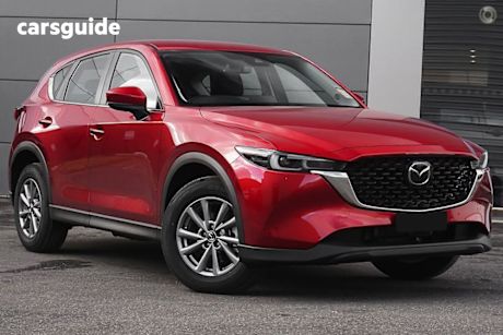 Red 2025 Mazda CX-5 Wagon G25 Maxx Sport (Fwd)