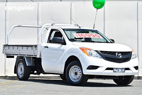 White 2012 Mazda BT-50 Cab Chassis Xt (4X2)