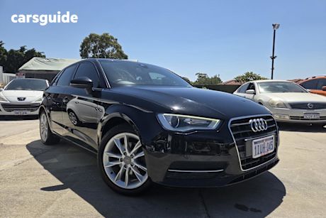Black 2014 Audi A3 Hatchback Sportback 1.4 Tfsi Attraction