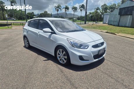 White 2017 Hyundai Accent Hatchback Sport