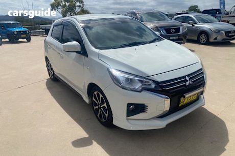 White 2021 Mitsubishi Mirage Hatchback Ls