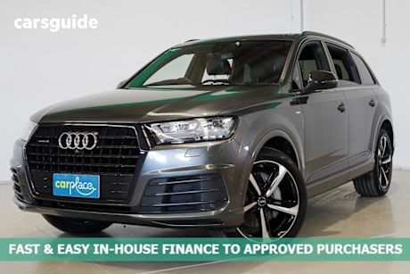 Grey 2018 Audi Q7 Wagon 50 Tdi Quattro Black Edition