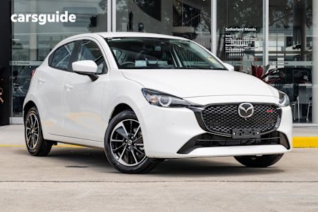 White 2025 Mazda Mazda2 Hatchback G15 Gt