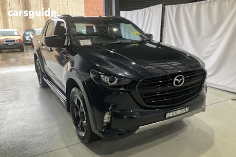 Black 2022 Mazda BT-50 Dual Cab Pick-up Sp (4X4)