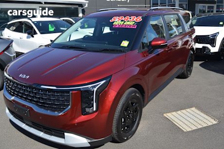 Burgundy 2025 Kia Carnival Wagon S