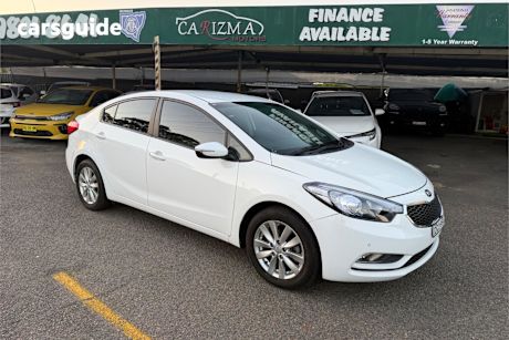 White 2015 Kia Cerato Sedan S Premium