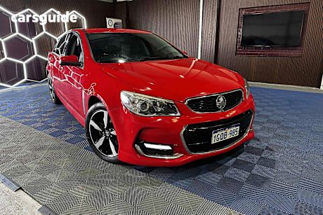 Red 2017 Holden Commodore Sedan Sv6