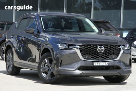 Grey 2025 Mazda CX-60 Wagon G25 Evolve