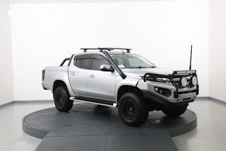 Silver 2020 Mitsubishi Triton Double Cab Pick Up Gls (4X4) Premium