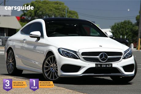 White 2018 Mercedes-Benz C300 Coupe