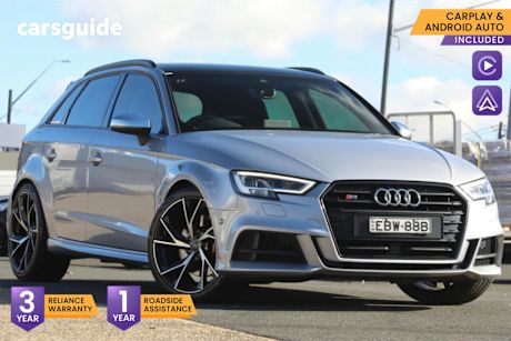 Silver 2019 Audi S3 Hatchback Sportback 2.0 Tfsi Quattro
