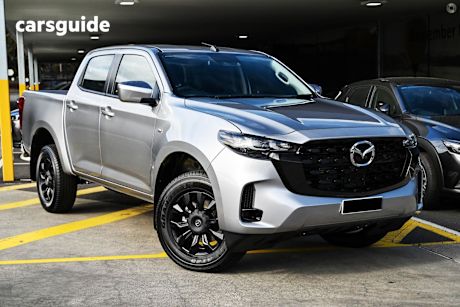 Silver 2025 Mazda BT-50 Dual Cab Pick-up Xt (4X4)