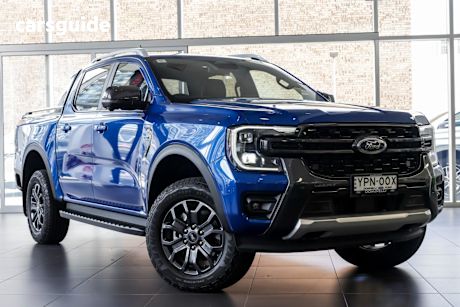Blue 2025 Ford Ranger Double Cab Pick Up Wildtrak 3.0 (4X4)