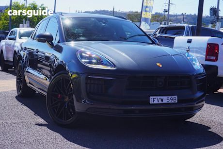 Grey 2022 Porsche Macan Wagon Gts