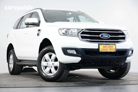 White 2019 Ford Everest Wagon Ambiente (Rwd 5 Seat)