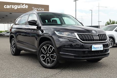 Black 2019 Skoda Kodiaq Wagon 132 Tsi (4X4)