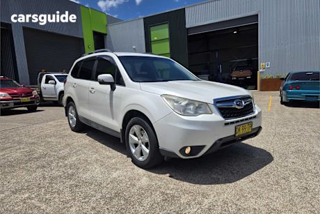 White 2013 Subaru Forester Wagon 2.5I-L