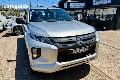 Silver 2022 Mitsubishi Triton Double Cab Pick Up Glx+ (4X4)