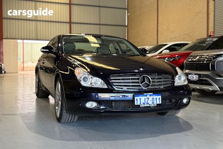 Blue 2008 Mercedes-Benz CLS-Class Coupe 350 219 07 UPGRADE