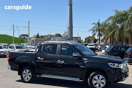 Black 2018 LDV T60 Double Cab Utility Luxe (4X4)