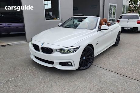 White 2018 BMW 430I Convertible M Sport